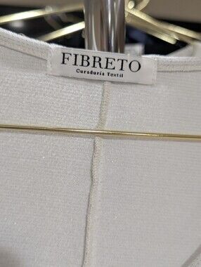 FIBRETO White Shimmer Top